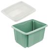 Caja De Almacenamiento Con Tapa 38x28,5x20,5, Verde Nórdico Keeeper