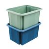 Caja De Almacenamiento 38x28,5x20,5, Eco Azul Keeeper