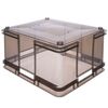 Caja Euro-box Bruno Eco Xxl 52x43x28 Gris Translúcido