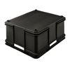 Caja De Almacenaje Eurobox Xxl, Plástico Robusto (pp), 52 X 43 X 28 Cm, 54 L, Eco Grafito