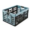 Robusta Caja Plegable Con Asas 54x37x28 Cm 45l Ben Eco Azul Keeeper