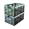 Robusta Caja Plegable Con Asas 54x37x28 Cm 45l Ben Eco Azul Keeeper