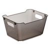 Caja De Almacenaje, Polipropileno, 1,8 L, Lotta, Gris Cristal, 19.5x14x10 Cm