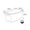 Caja Almacenaje Polipropileno 20l Lotta 40x28x25 Cm Keeeper