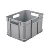 Caja De Almacenamiento Euro-box, Colección Bruno Eco, Tamaño M, 35x27x22, Eco Gris