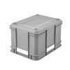 Caja De Almacenamiento Euro-box, Colección Bruno Eco, Tamaño M, 35x27x22, Eco Gris