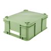 Caja De Almacenamiento Euro-box, Colección Bruno Eco, Tamaño L, 43x35x17,5, Eco Verde