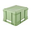 Caja De Almacenamiento Euro-box, Colección Bruno Eco, Tamaño Xl, 43x35x24, Eco Verde