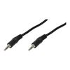 Logilink 3.5mm - 3.5mm, 0.2m Cavo Audio 0,2 M Nero