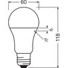 Bombilla Led Osram A E27 Opal 13w 1521lm 2700k Ip20  200 ° [lv-4052899971097]