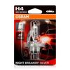 Lámpara Osram ® 64193nbs-01b H4 1 Night B Silver 55/60w 12v 1.