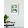 Sanders & Sanders Póster Decorativo Libro De La Selva Verde - 50 X 70 Cm - 611655