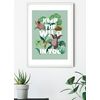 Sanders & Sanders Póster Decorativo Libro De La Selva Verde - 50 X 70 Cm - 611655