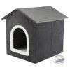 Cama Cueva Para Mascotas Livia Gris Y Blanco 38x41x44 Cm Trixie