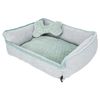 Trixie Cama Junior, Cuadrada, 50 X 40, Gris/menta