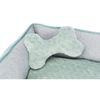 Trixie Cama Junior, Cuadrada, 50 X 40, Gris/menta