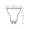 Bombilla Led Osram Par16 Gu10 4,3w 350lm 2700k Ip20  36 ° [lv-4058075112568]