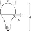 Bombilla Led Osram P E14 Opal 4,9w 470lm 2700k Ip20  200 ° [lv-4058075147898]