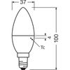 Pack 5 Bombilla Led Osram B E14 Opal 4,9w 470lm 2700k Ip20  200 ° [lv-4058075184411]