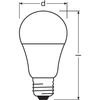 Bombilla Estándar Con Sensor De Luz Led Star + 10 W E27 Osram