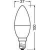 Bombilla Led Vela Mate - 5.4w E14 - Blanco Cálido Osram