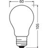 Bombilla Led Estándar De Vidrio - 2.5w -15 E27 - Blanco Osram