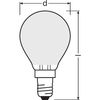 Bombilla Led Esférica - 4w E14 - Luz De Día Osram