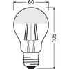 Bombilla Led Estándar Espejo - 4w E27 - Blanco Cálido Osram