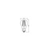 Pack 3 Bombilla Led Osram A E27 Transparente 11w 1521lm 2700k Ip20  320 ° [lv-4058075592438]