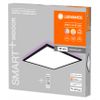 Plafón Led 40w Cuadrado 60x60cm Rgbtw Smart+ Wifi Ledvance 4058075650275  Negro 220-240v Ac