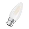 Bombilla Led Osram B22 Llama Esmerilada 4 W Equivalente A 40 W Blanco Cálido