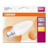 Bombilla Led Osram B22 Llama Esmerilada 4 W Equivalente A 40 W Blanco Cálido