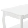 Mesa De Centro Pearl Vintage Con Estante Mdf Lacado Y Pino 88 X 40 X 42 Cm - Blanco [en.casa]