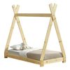 Cama Infantil Onejda - Estructura Tipi De Madera Pino - 140 X 70cm - Color Pino Natural [en.casa]