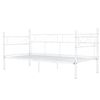 Cama / Sofá Individual Granada Resistente Metal 100 X 200 - Blanco [en.casa]