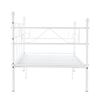 Cama / Sofá Individual Granada Resistente Metal 100 X 200 - Blanco [en.casa]