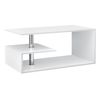 Mesa De Centro Haarlem Con Estante Aglomerado 90 X 50 X 41 Cm - Blanco [en.casa]