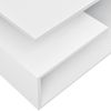 Mesa De Centro Haarlem Con Estante Aglomerado 90 X 50 X 41 Cm - Blanco [en.casa]