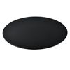 [neu.haus]® Tablero De Vidrio Para Mesa De Centro - Para Mesa De Comedor - Placa Inferior Para Chimenea - Vidrio Templado - Ø 600 X 6 Mm - Negro