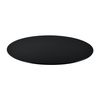 [neu.haus]® Tablero De Vidrio Para Mesa De Centro - Para Mesa De Comedor - Placa Inferior Para Chimenea - Vidrio Templado - Ø 600 X 6 Mm - Negro