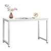 [en.casa]® Mesa Escritorio Herning - Escritorio De Ordenador Pc - 75 X 120 X 60 Cm - Mesa De Oficina - Mesa Para Jóvenes Para Estudiar - Blanco