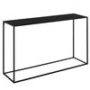 Mesa Consola Turia Metal Robusta 74 X 115 X 32 Cm - Negro Mate [en.casa]