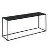 Mesa Consola Alboraya Metal Robusta 50 X 115 X 32 Cm - Negro Mate [en.casa]