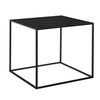 Mesa Consola Russafa Metal Robusta 50 X 55 X 55 Cm - Negro Mate [en.casa]