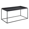 Mesa De Centro Nyker Metal 47 X 100 X 50 Cm - Negro [en.casa]