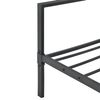 Cama Simple Imatra De Metal Con Somier - Minimalista - 90 X 200 Cm - Negro Mate [en.casa]