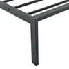 Cama Simple Imatra De Metal Con Somier - Minimalista - 90 X 200 Cm - Negro Mate [en.casa]