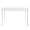 Mesa De Comedor Rectangular Lüneburg - 116 X 66 X 76 Cm - Mesa De Cocina O Salón - Para 4 Sillas - Escritorio - Resistente - Mesa Para Oficina - Blanco [en.casa]®