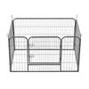 Parque Para Perros - 125 X 85 X 70 Cm - Jaula Para Mascotas - 4 Vallas -  Con 2 Pestillos - Cerca - Corral - Paneles - Color Plata [pro.tec]® con  Ofertas en Carrefour