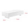 Mesa De Centro Lärketorp Aglomerado 115 X 55 X 31 Cm - Blanco [en.casa]